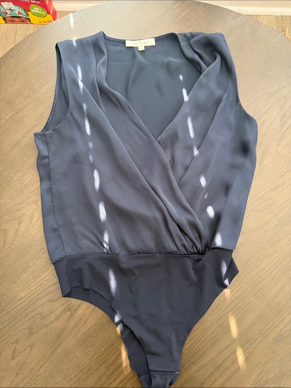 Favorite Daughter The Date Sleeveless Wrap Bodysuit Size Medium